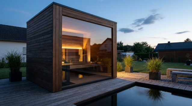 Running a Cube Sauna in a Cold-Winter Climate